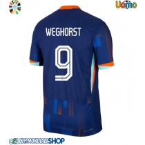 Maglie da calcio Olanda Wout Weghorst #9 Seconda Maglia Europei 2024 Manica Corta